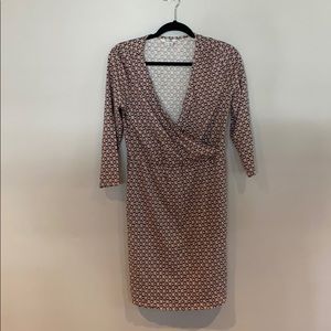 Boden Pink and Navy Tunic Dress